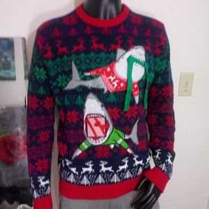 🦈 'Great White Christmas' premium sweater🎅